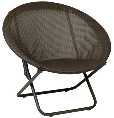 Fauteuil de repos pliant Ring coloris  moka L...